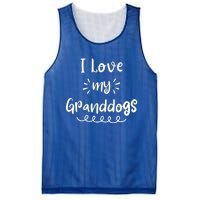 I Love My Granddogs Dog Grandma Grandpa Granddog Gift Mesh Reversible Basketball Jersey Tank