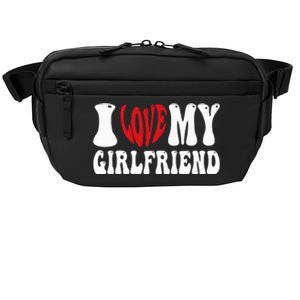 I Love My Girlfriend Gf I Heart My Girlfriend  Crossbody Pack