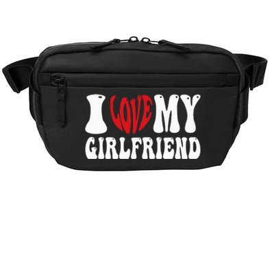 I Love My Girlfriend Gf I Heart My Girlfriend  Crossbody Pack