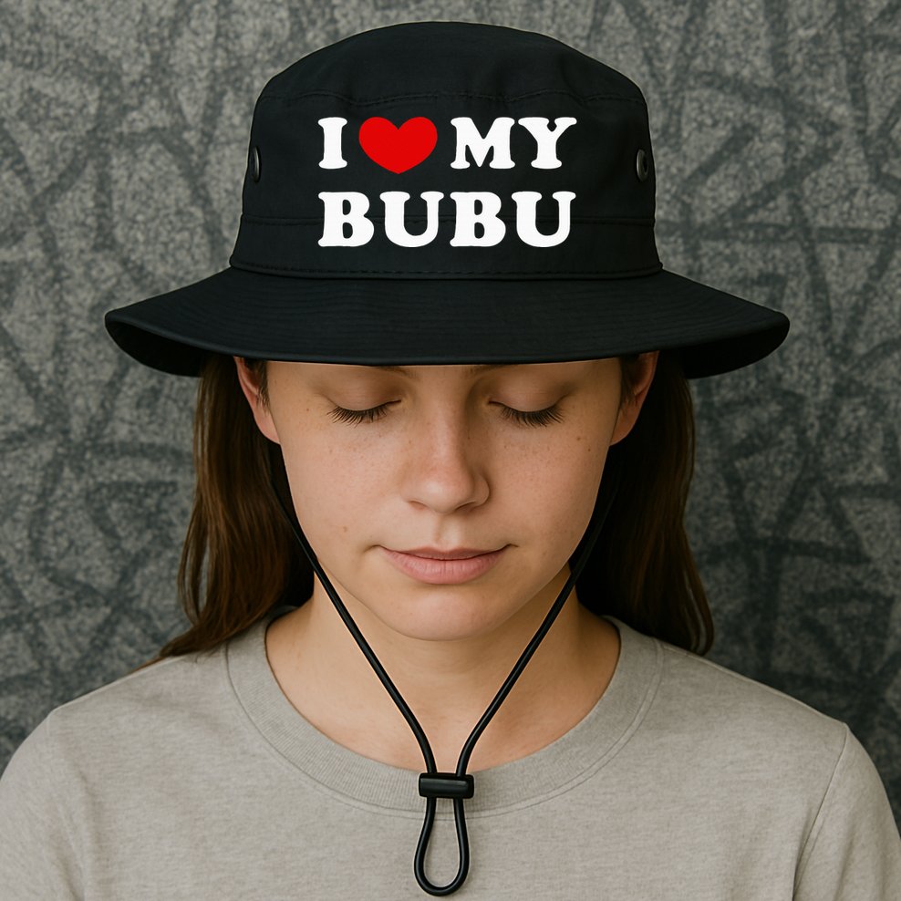I Love My Bubu I Heart My Bubu Bucket Hat