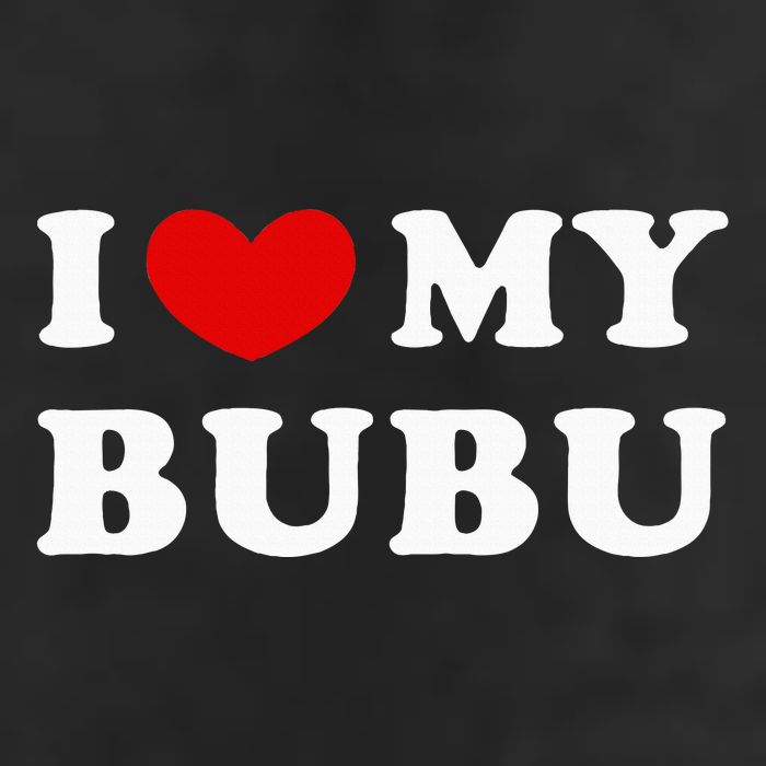 I Love My Bubu I Heart My Bubu Golf Towel