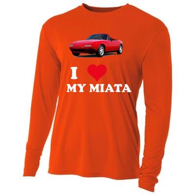 I Love My Miata Car Enthusiast Clothing Cooling Performance Long Sleeve Crew