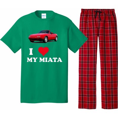 I Love My Miata Car Enthusiast Clothing Pajama Set