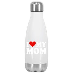 I Love My Mom Gift Stainless Steel Insulated Water Bottle