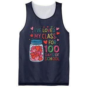 IVe Loved My Class For 100 Days Of School Valentines Day Mesh Reversible Basketball Jersey Tank