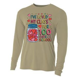 IVe Loved My Class For 100 Days Of School Valentines Day Cooling Performance Long Sleeve Crew