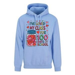 IVe Loved My Class For 100 Days Of School Valentines Day Unisex Surf Hoodie