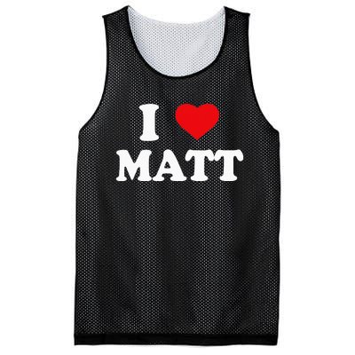 I Love Matt I Heart Matt Ik Hou Van Matt Mesh Reversible Basketball Jersey Tank