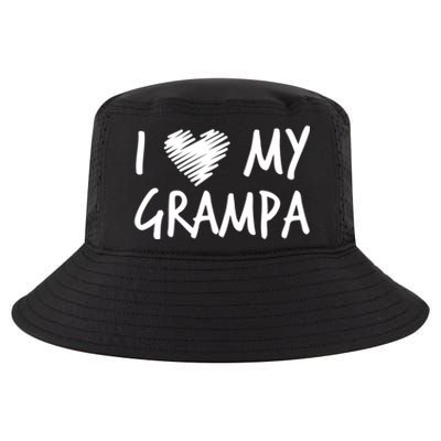 I Love My Grampa Valentines Outfit Matching Grandpa Family Gift Cool Comfort Performance Bucket Hat