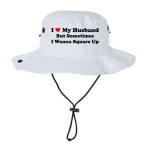 I Love My Husband But Sometimes I Wanna Square Up White Legacy Cool Fit Booney Bucket Hat