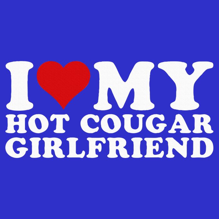 I Love My Hot Cougar Girlfriend I Heart My Hot Cougar Gf Visor