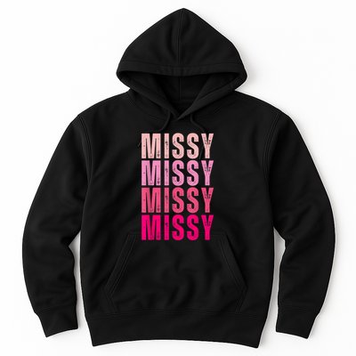 I Love Missy First Name Missy Vintage Hoodie