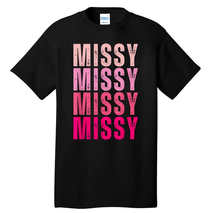 I Love Missy First Name Missy Vintage Tall T-Shirt