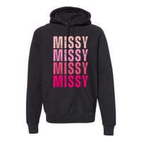 I Love Missy First Name Missy Vintage Premium Hoodie