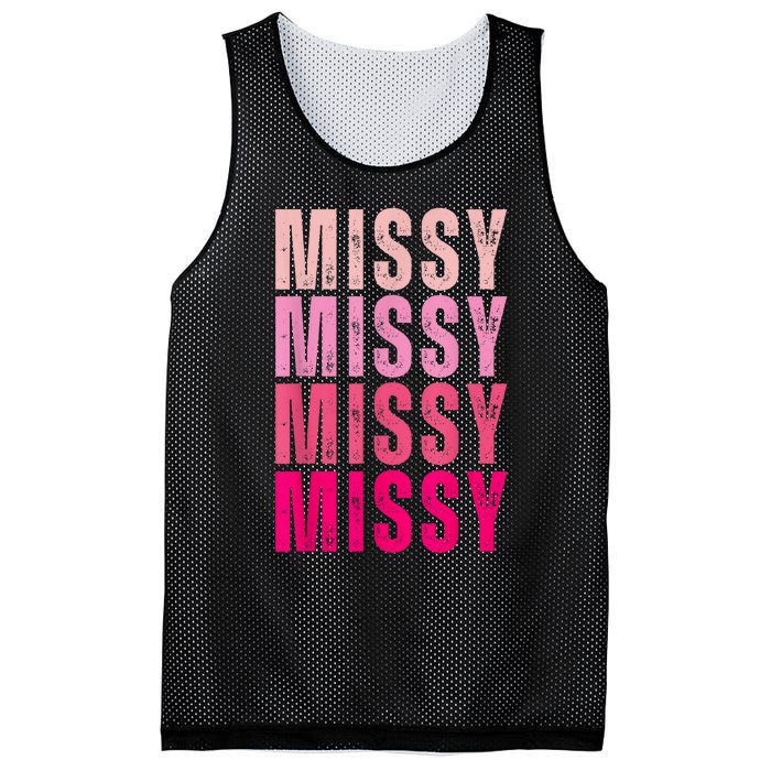 I Love Missy First Name Missy Vintage Mesh Reversible Basketball Jersey Tank