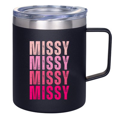 I Love Missy First Name Missy Vintage 12oz Stainless Steel Coffee Mug