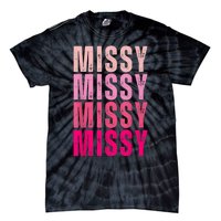 I Love Missy First Name Missy Vintage Tie-Dye T-Shirt