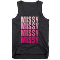 I Love Missy First Name Missy Vintage Tank Top