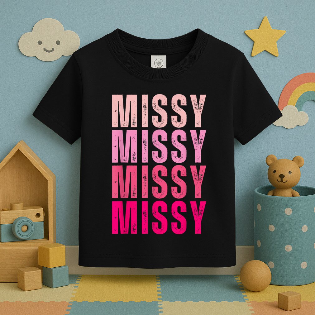 I Love Missy First Name Missy Vintage Toddler T-Shirt