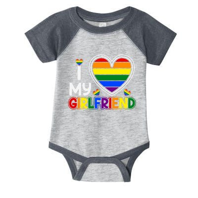 I Love My Girlfriend Infant Baby Jersey Bodysuit