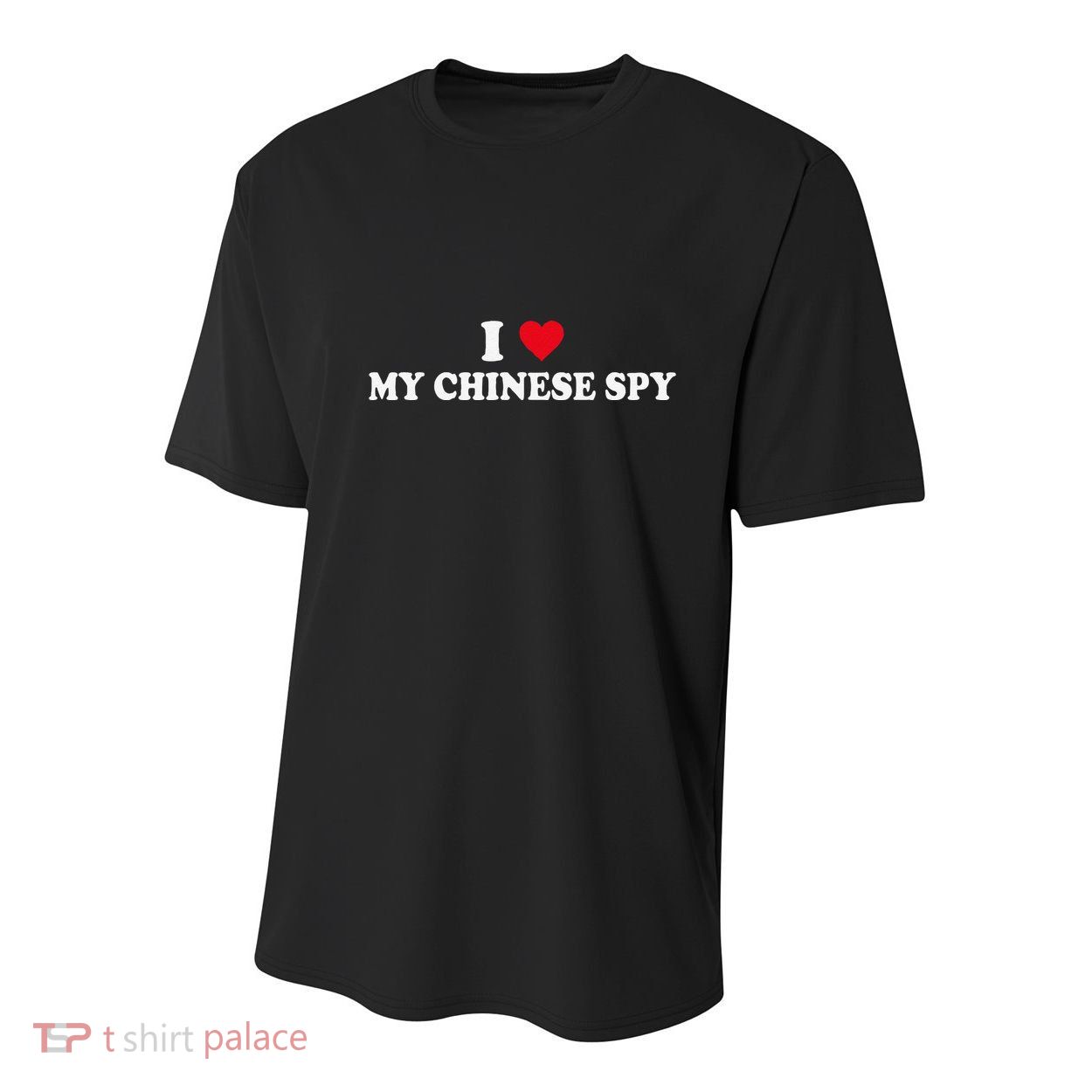 I Love My Chinese Spy China Flag My Chinese Spy Meme Funny Youth Performance Sprint T-Shirt