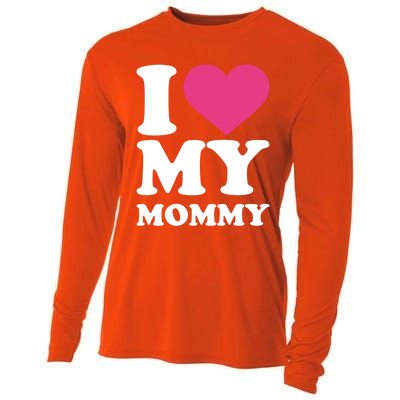 I Love My Mommy Meaningful Gift Cooling Performance Long Sleeve Crew