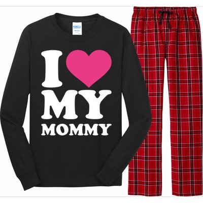 I Love My Mommy Meaningful Gift Long Sleeve Pajama Set