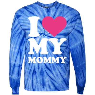 I Love My Mommy Meaningful Gift Tie-Dye Long Sleeve Shirt