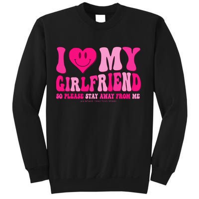 I Love My Girlfriend Valentines Day I Heart My Girlfriend GF Sweatshirt
