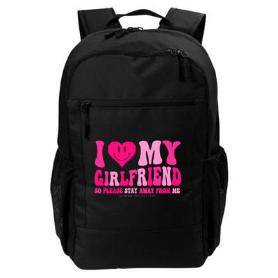 I Love My Girlfriend Valentines Day I Heart My Girlfriend GF Backpack