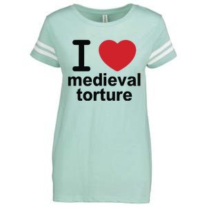 I Love Medieval Torture Enza Ladies Jersey Football T-Shirt