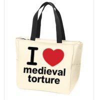 I Love Medieval Torture Zip Tote Bag