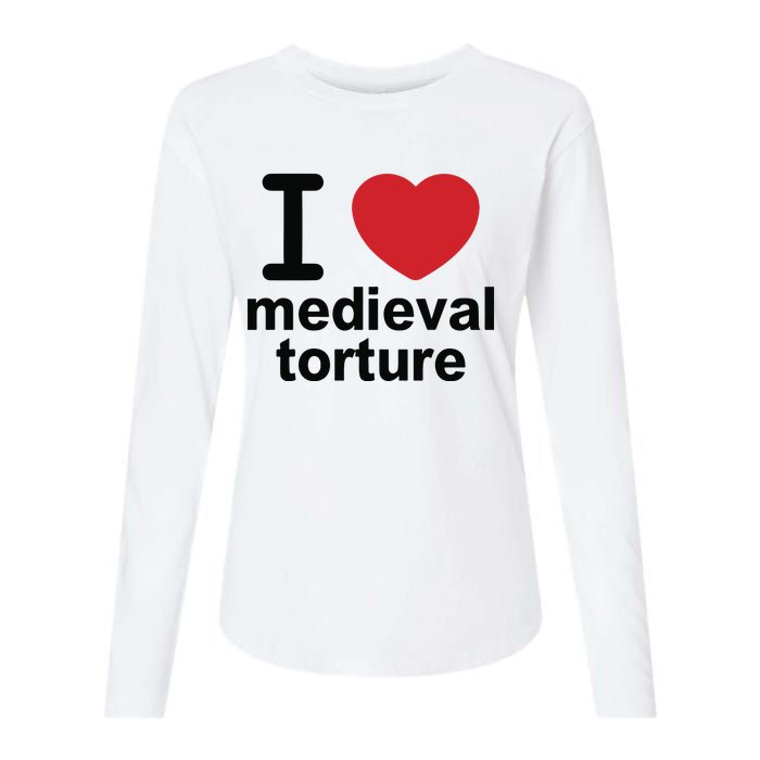 I Love Medieval Torture Womens Cotton Relaxed Long Sleeve T-Shirt