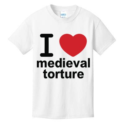 I Love Medieval Torture Kids T-Shirt