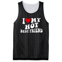 I Love My Hot Best Friend Funny Quotes Mesh Reversible Basketball Jersey Tank