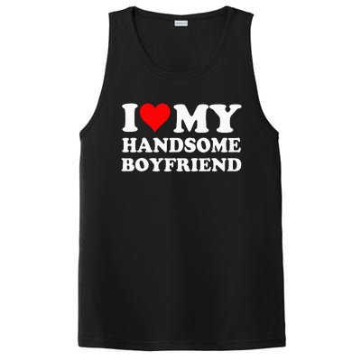 I Love My Handsome Boyfriend I Heart My Handsome Boyfriend PosiCharge Competitor Tank