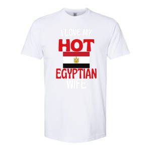 I Love My Hot Egyptian Wife Funny Egypt Relationship Gift Softstyle CVC T-Shirt