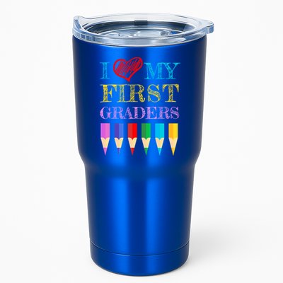 I Love My First Graders Cute Cool Gift For 1St Grade Teacher Gift Tumbler