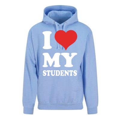 I Love My Students Gift Unisex Surf Hoodie