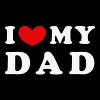 I Love My Dad I Heart My Dad Cooling Performance Crew T-Shirt