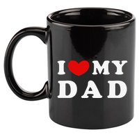 I Love My Dad I Heart My Dad 11oz C Handle Ceramic Mug