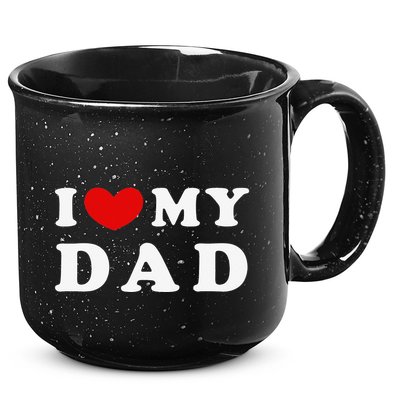 I Love My Dad I Heart My Dad 15oz Campfire Ceramic Mug