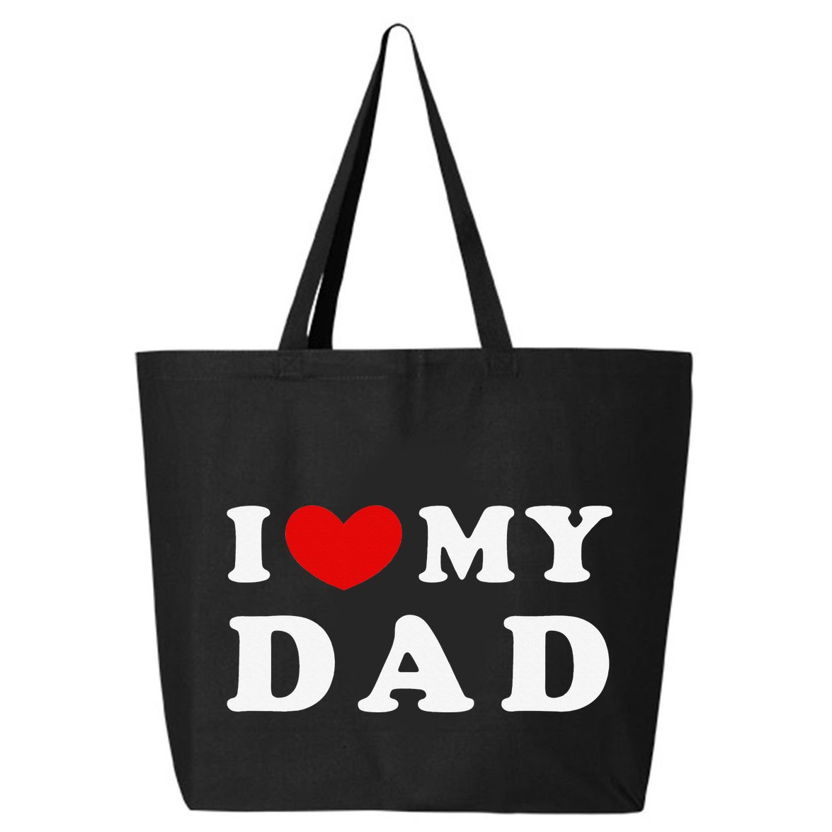 I Love My Dad I Heart My Dad 25L Jumbo Tote