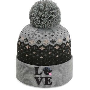 I Love My Black Lab Labrador Retriever Dog Tee The Baniff Cuffed Pom Beanie