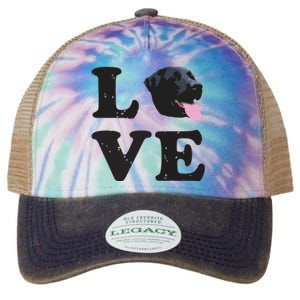 I Love My Black Lab Labrador Retriever Dog Tee Legacy Tie Dye Trucker Hat