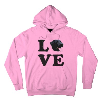 I Love My Black Lab Labrador Retriever Dog Tee Hoodie