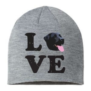 I Love My Black Lab Labrador Retriever Dog Tee Sustainable Beanie