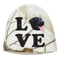 I Love My Black Lab Labrador Retriever Dog Tee Kati - Camo Knit Beanie