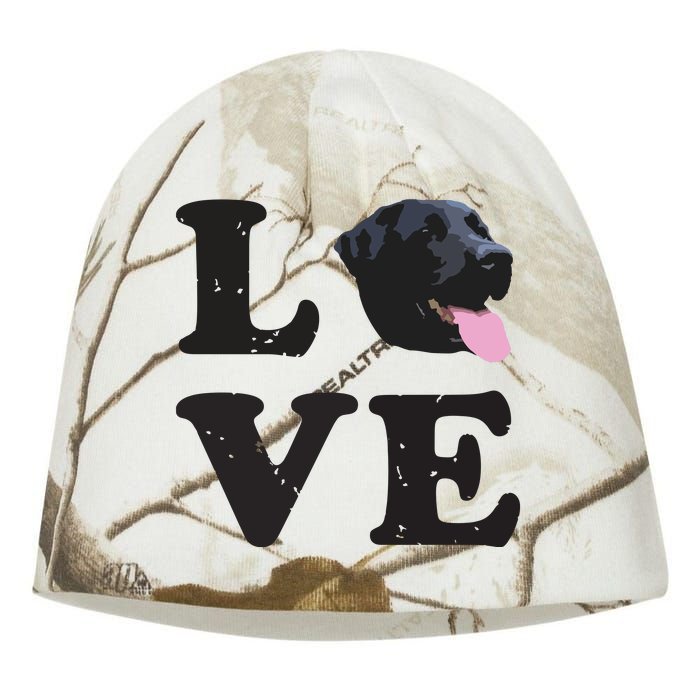 I Love My Black Lab Labrador Retriever Dog Tee Kati - Camo Knit Beanie