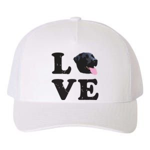 I Love My Black Lab Labrador Retriever Dog Tee Yupoong Adult 5-Panel Trucker Hat